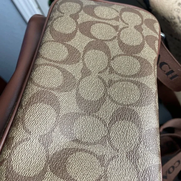 Coach Pace Brown and Tan Women's Backpack - Picture 6 of 10